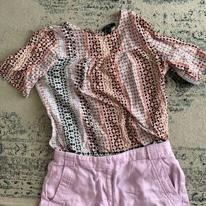 J.Crew Printed Top